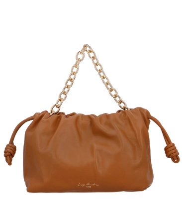 BOLSA MÉDIA SLOUCH LUIZA BARCELOS CARAMELO
