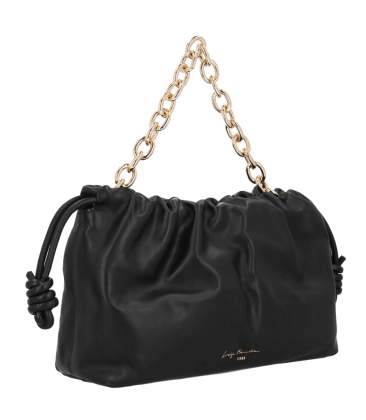 BOLSA MÉDIA SLOUCH LUIZA BARCELOS PRETO