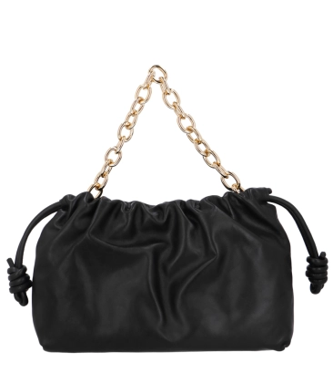 BOLSA MÉDIA SLOUCH LUIZA BARCELOS PRETO