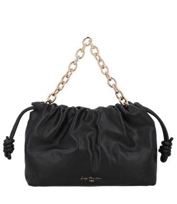 BOLSA MÉDIA SLOUCH LUIZA BARCELOS PRETO
