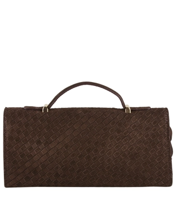 BOLSA MÉDIA TRESSÊ LUIZA BARCELOS MARROM