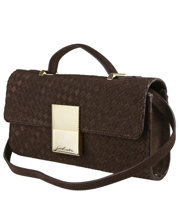BOLSA MÉDIA TRESSÊ LUIZA BARCELOS MARROM