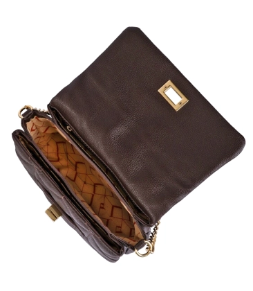 BOLSA MÉDIA VIENA LUIZA BARCELOS MARROM