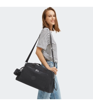 BOLSA MATERNIDADE KIPLING CAMAMA BLACK NOIR PRETO