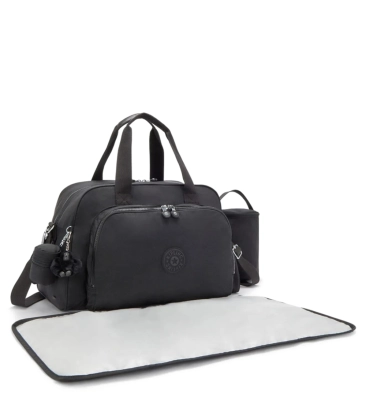 BOLSA MATERNIDADE KIPLING CAMAMA BLACK NOIR PRETO