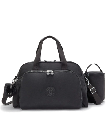 BOLSA MATERNIDADE KIPLING CAMAMA BLACK NOIR PRETO