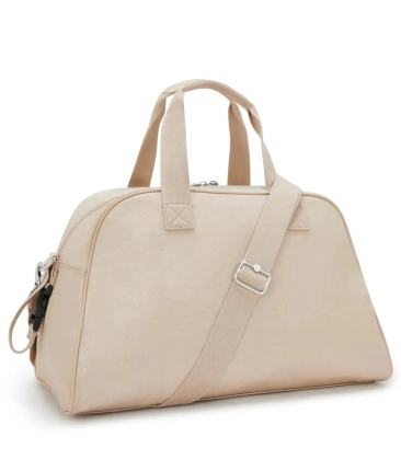 BOLSA MATERNIDADE KIPLING CAMAMA SPARKLED BEIGE BEGE