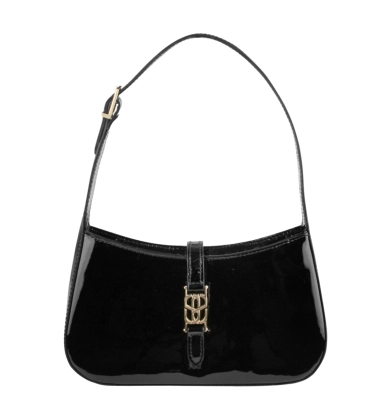 BOLSA MÉDIA HOBO SCHUTZ PRETO
