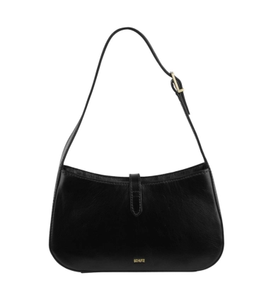 BOLSA MÉDIA HOBO SCHUTZ PRETO