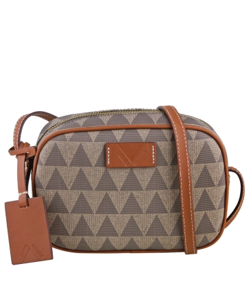 BOLSA MÉDIA KATE NEW TRIANGLE SCHUTZ MARROM