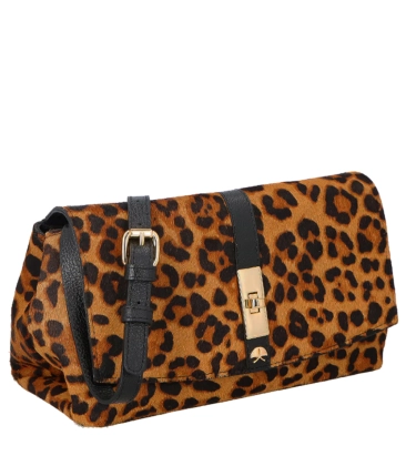 BOLSA MÉDIA LUIZA BARCELOS ANIMAL PRINT