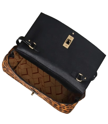 BOLSA MÉDIA LUIZA BARCELOS ANIMAL PRINT