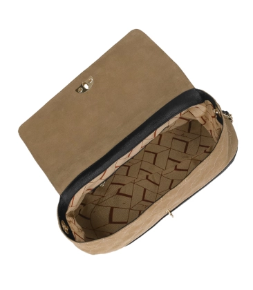 BOLSA MÉDIA LUIZA BARCELOS BEGE