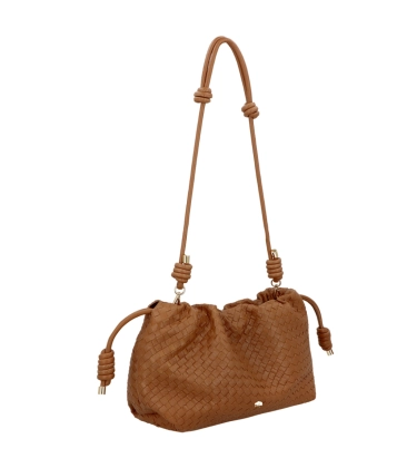 BOLSA MÉDIA LUIZA BARCELOS CARAMELO