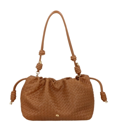 BOLSA MÉDIA LUIZA BARCELOS CARAMELO