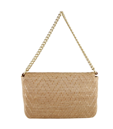 BOLSA MÉDIA LUIZA BARCELOS CARAMELO