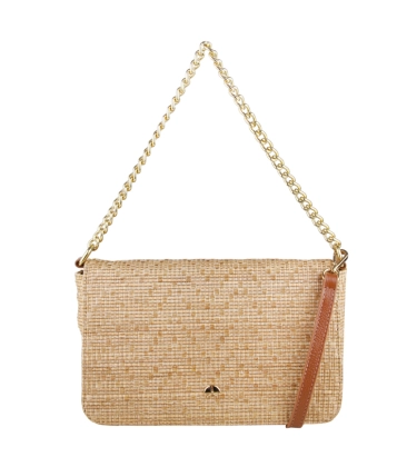 BOLSA MÉDIA LUIZA BARCELOS CARAMELO