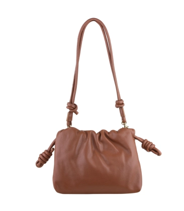 BOLSA MÉDIA LUIZA BARCELOS CARAMELO