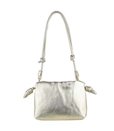 BOLSA MÉDIA LUIZA BARCELOS DOURADO