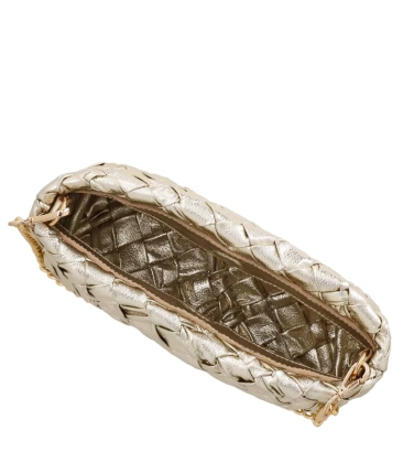 BOLSA MÉDIA LUIZA BARCELOS DOURADO