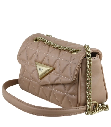 BOLSA MÉDIA MATELASSÊ 944 SCHUTZ BEGE
