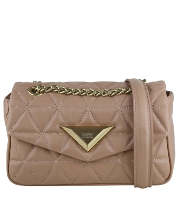 BOLSA MÉDIA MATELASSÊ 944 SCHUTZ BEGE