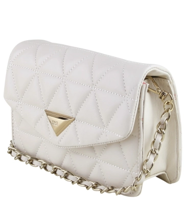 BOLSA MÉDIA MATELASSÊ 944 SCHUTZ BRANCO