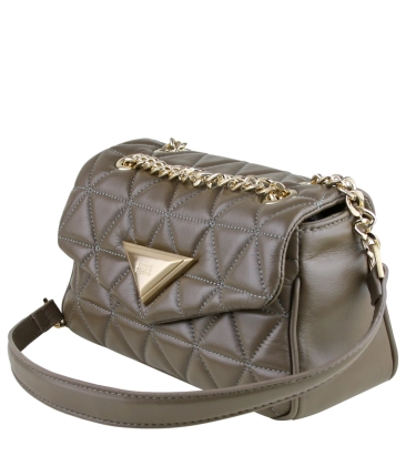 BOLSA MÉDIA MATELASSÊ 944 SCHUTZ CINZA