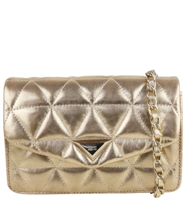BOLSA MÉDIA MATELASSÊ 944 SCHUTZ DOURADO