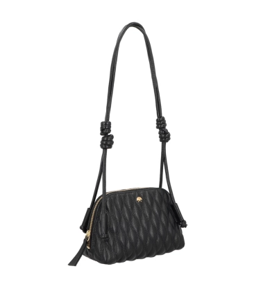 BOLSA MÉDIA MATELASSÊ LUIZA BARCELOS PRETO