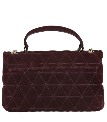 BOLSA MÉDIA MATELASSÊ SCHUTZ MARROM