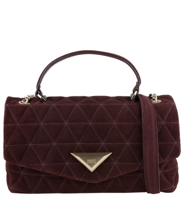 BOLSA MÉDIA MATELASSÊ SCHUTZ MARROM