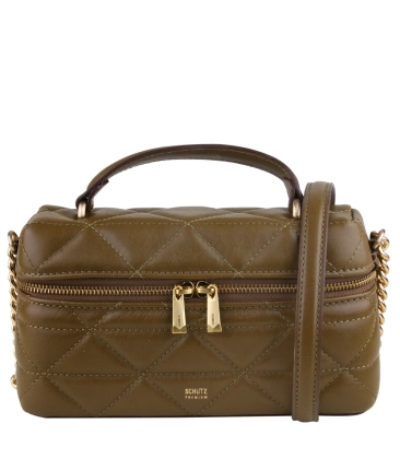 BOLSA MÉDIA SATCHEL VANITY SCHUTZ VERDE