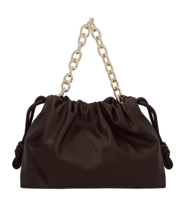 BOLSA MÉDIA SLOUCH LUIZA BARCELOS MARROM