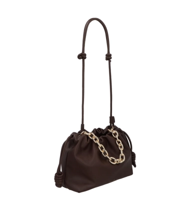 BOLSA MÉDIA SLOUCH LUIZA BARCELOS MARROM