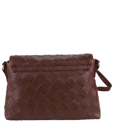 BOLSA MÉDIA TRESSÊ AREZZO MARROM