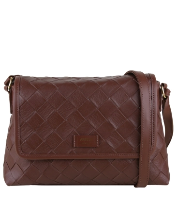 BOLSA MÉDIA TRESSÊ AREZZO MARROM