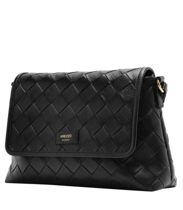 BOLSA MÉDIA TRESSÊ AREZZO PRETO