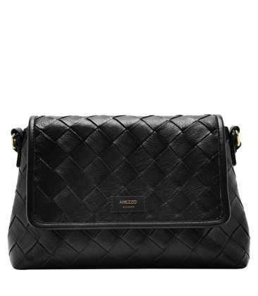 BOLSA MÉDIA TRESSÊ AREZZO PRETO