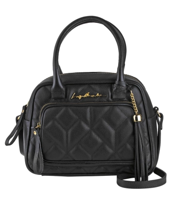 BOLSA MÉDIA VIENA LUIZA BARCELOS PRETO