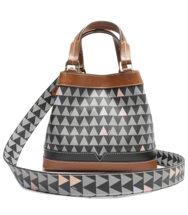 BOLSA MINI TOTE EMMA NEO TRIANGLE SCHUTZ MARROM