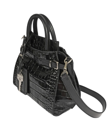 BOLSA MINI TOTE HEAVEN CROCO SCHUTZ PRETO