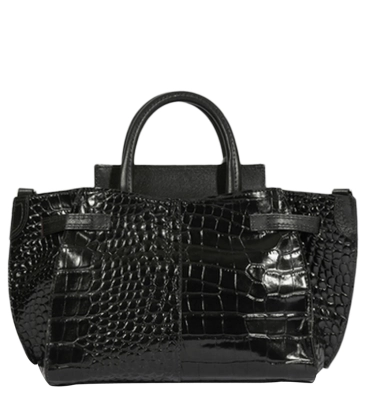 BOLSA MINI TOTE HEAVEN CROCO SCHUTZ PRETO