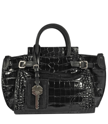 BOLSA MINI TOTE HEAVEN CROCO SCHUTZ PRETO