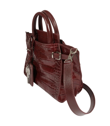 BOLSA MINI TOTE HEAVEN CROCO SCHUTZ VINHO