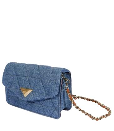 BOLSA PEQUENA MATELASSÊ 944 SCHUTZ AZUL
