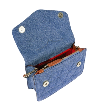 BOLSA PEQUENA MATELASSÊ 944 SCHUTZ AZUL