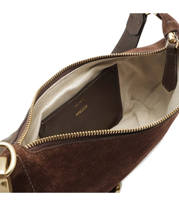BOLSA PEQUENA AREZZO MARROM