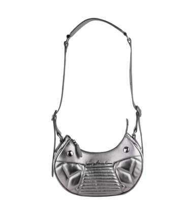 BOLSA PEQUENA BAGUETE LUIZA BARCELOS PRATA