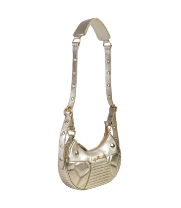 BOLSA PEQUENA BAGUETE SLIM LUIZA BARCELOS DOURADO